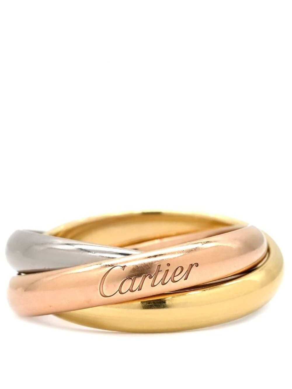 Cartier Ring Trinity Classic White Gold Yellow Pink